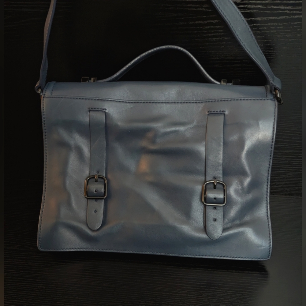 LOEFFLER RANDALL Rider Satchel Bag - Navy - Picture 2 of 8